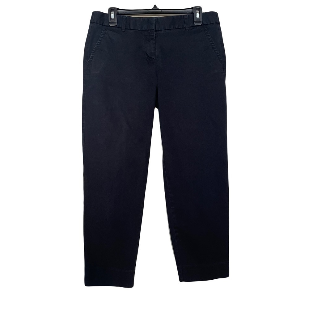 J. crew women’s black capris size 8 cotton/spandex